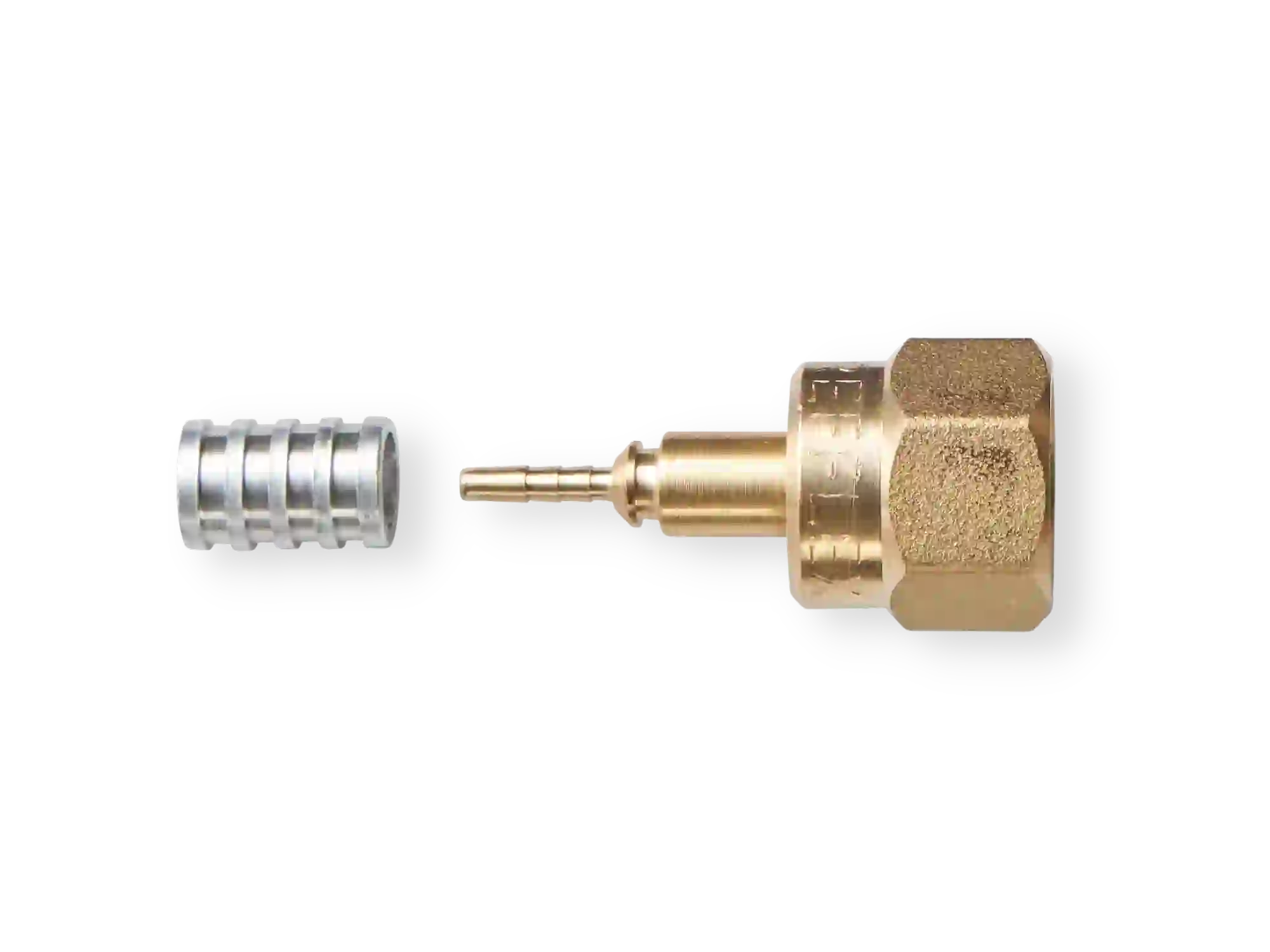 200631 | REFFLEX DN-2.0 brass-alu crimp fitting straight